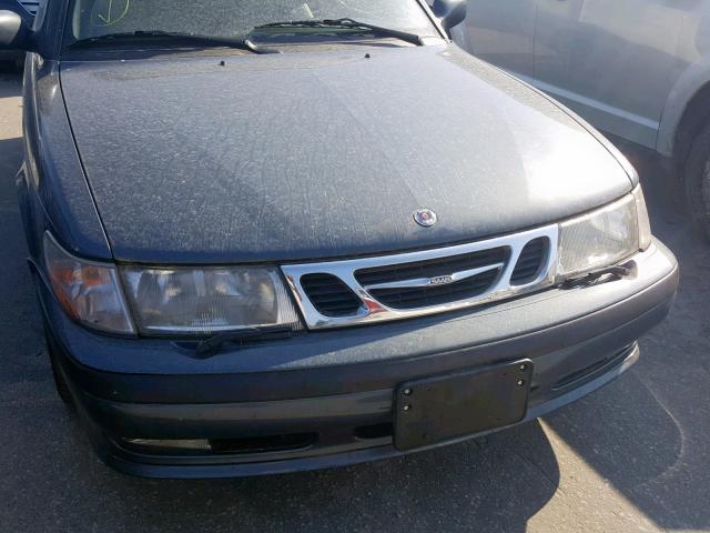 YS3DF75K3Y7009872 - 2000 SAAB 93 BLUE photo 9