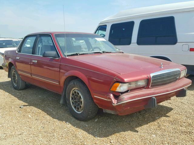 1G4AG54N3P6430532 - 1993 BUICK CENTURY SP RED photo 1