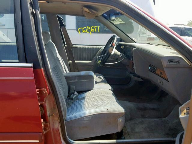 1G4AG54N3P6430532 - 1993 BUICK CENTURY SP RED photo 5