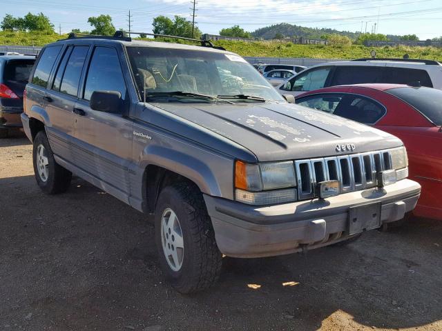 1J4GZ58S3PC608881 - 1993 JEEP GRAND CHER GRAY photo 1