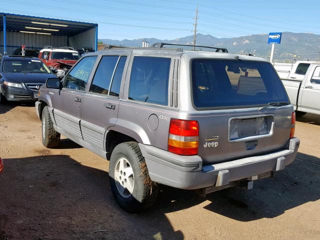 1J4GZ58S3PC608881 - 1993 JEEP GRAND CHER GRAY photo 3