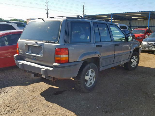 1J4GZ58S3PC608881 - 1993 JEEP GRAND CHER GRAY photo 4