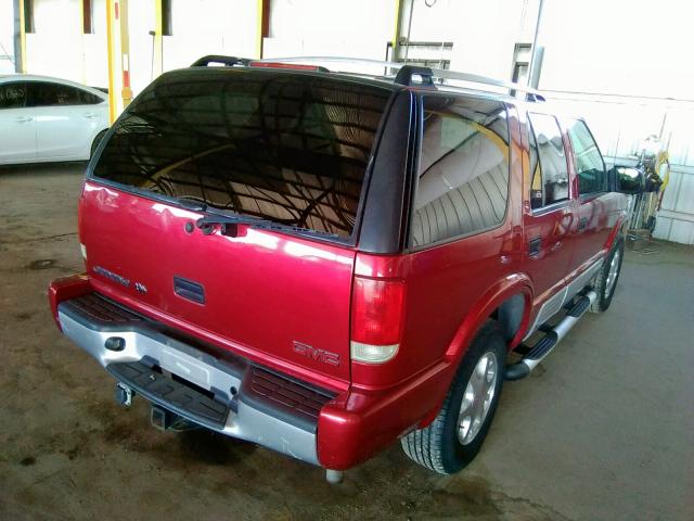 1GKDT13W0Y2252852 - 2000 GMC JIMMY / EN RED photo 4