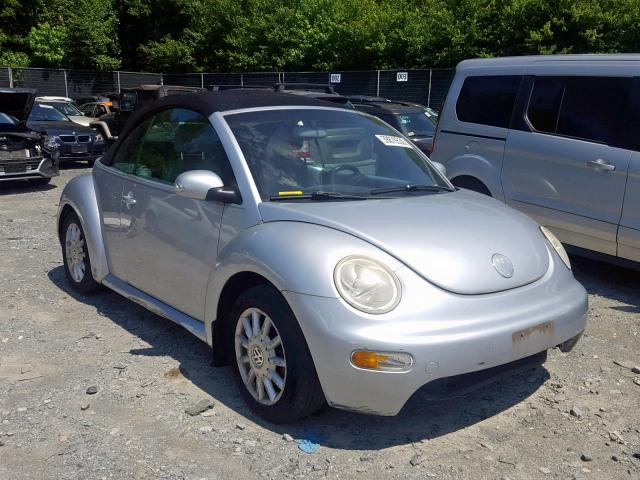 3VWCM31Y54M324276 - 2004 VOLKSWAGEN NEW BEETLE Gümüş foto 1