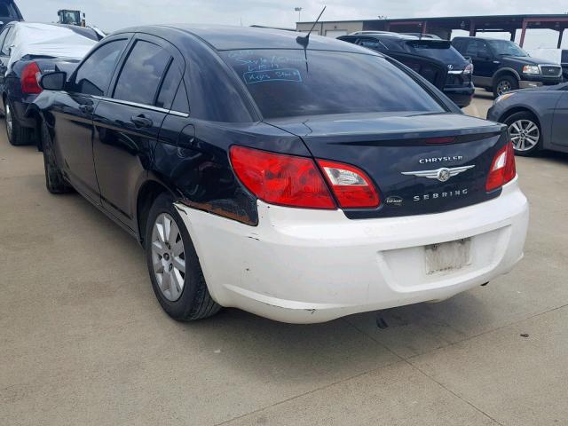 1C3LC46B29N537669 - 2009 CHRYSLER SEBRING LX BLACK photo 3