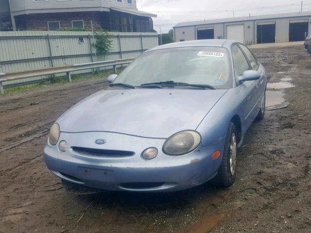 1FALP52U7VA314659 - 1997 FORD TAURUS GL BLUE photo 2