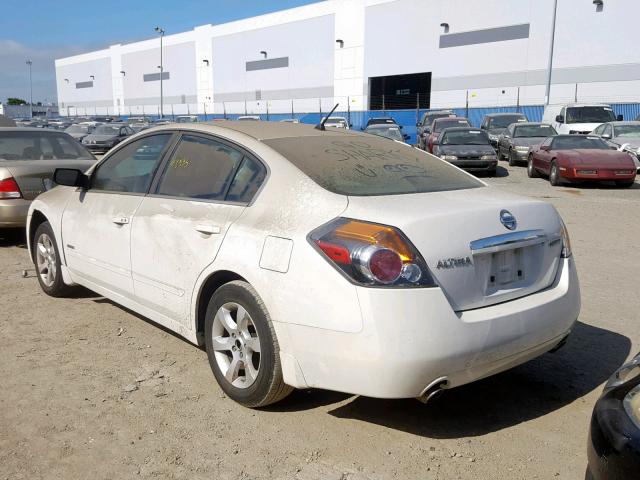 1N4CL21EX7C221503 - 2007 NISSAN ALTIMA HYB WHITE photo 3