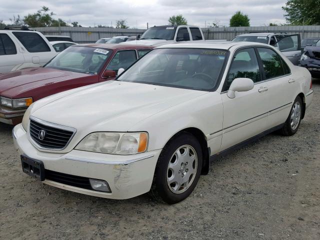 JH4KA9650XC008846 - 1999 ACURA 3.5RL WHITE photo 2