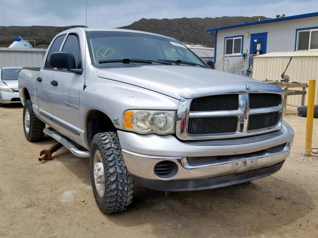 3D7KU28613G804511 - 2003 DODGE RAM 2500 S Արծաթագույն լուսանկար 1