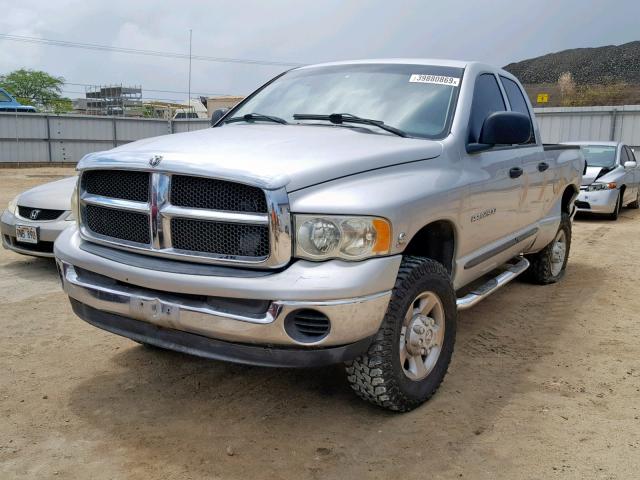 3D7KU28613G804511 - 2003 DODGE RAM 2500 S SILVER photo 2