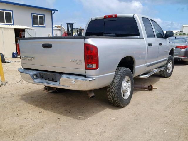 3D7KU28613G804511 - 2003 DODGE RAM 2500 S Արծաթագույն լուսանկար 4