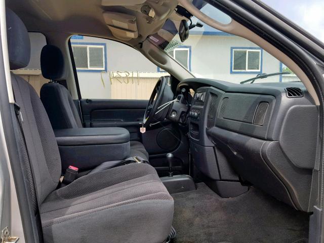 3D7KU28613G804511 - 2003 DODGE RAM 2500 S Արծաթագույն լուսանկար 5