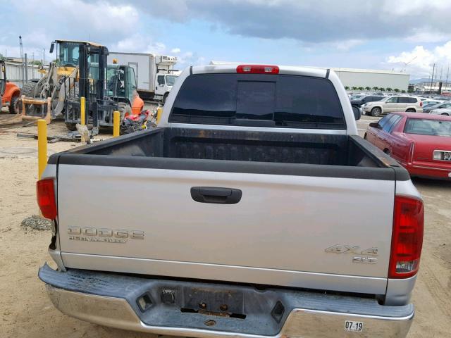 3D7KU28613G804511 - 2003 DODGE RAM 2500 S Արծաթագույն լուսանկար 6