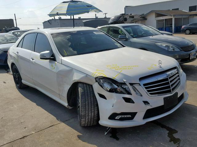 WDDHF5GB8BA375725 - 2011 MERCEDES-BENZ E 350 WHITE photo 1