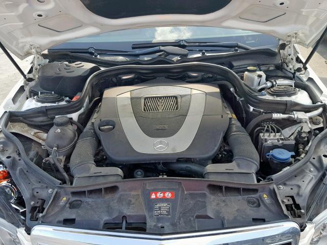 WDDHF5GB8BA375725 - 2011 MERCEDES-BENZ E 350 WHITE photo 7