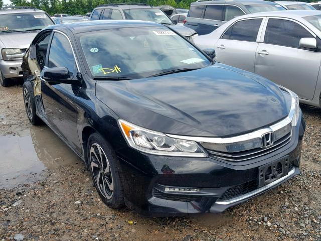 1HGCR2F80GA007628 - 2016 HONDA ACCORD EXL BLACK photo 1