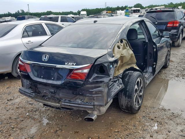 1HGCR2F80GA007628 - 2016 HONDA ACCORD EXL BLACK photo 4