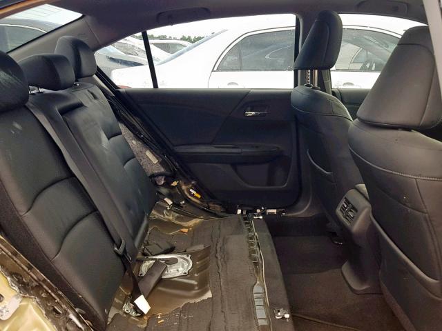 1HGCR2F80GA007628 - 2016 HONDA ACCORD EXL BLACK photo 6