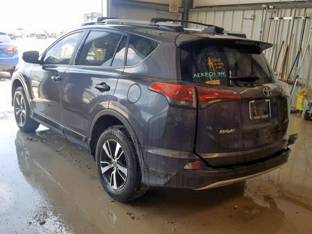 JTMWFREV9JJ194279 - 2018 TOYOTA RAV4 ADVEN GRAY photo 3