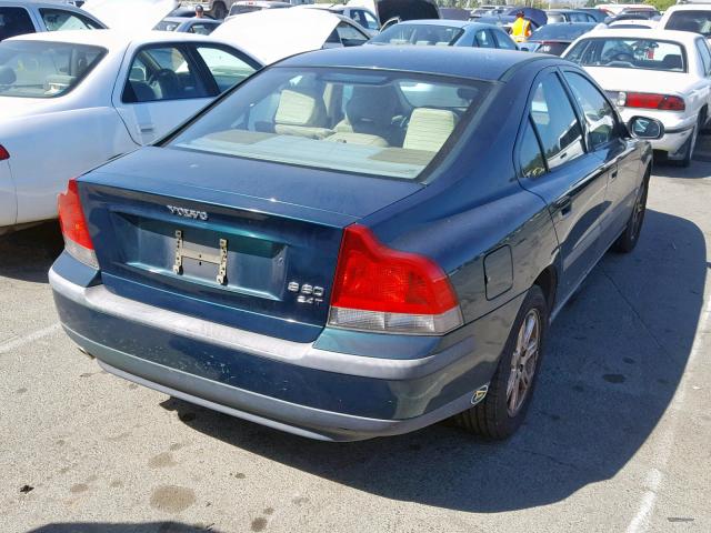 YV1RS58DX12036753 - 2001 VOLVO S60 2.4T GREEN photo 4