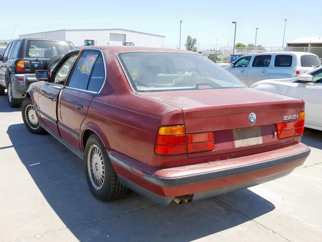 WBAHD631XNBJ82572 - 1992 BMW 525 I AUTO RED photo 3