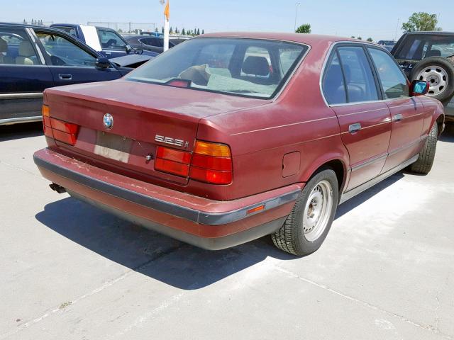 WBAHD631XNBJ82572 - 1992 BMW 525 I AUTO RED photo 4