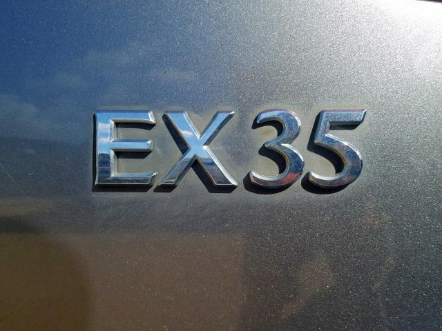 JN1AJ0HP2BM800011 - 2011 INFINITI EX35 BASE GRAY photo 9