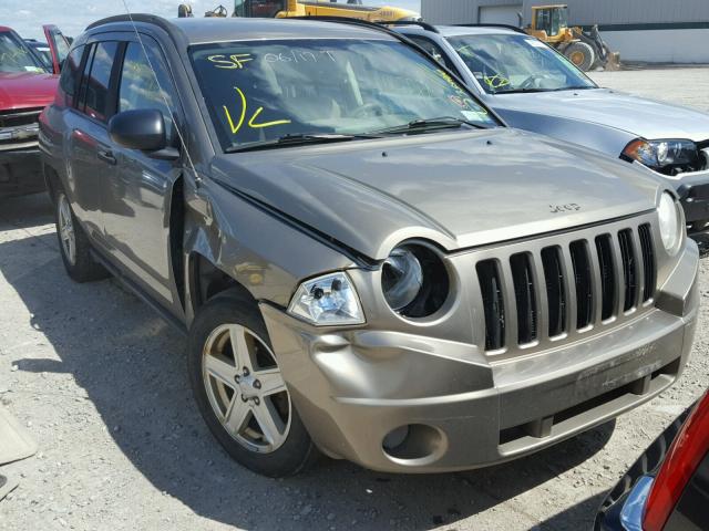 1J8FT47W57D131827 - 2007 JEEP COMPASS TAN photo 1