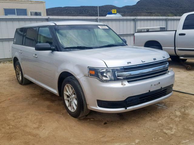 2FMGK5B8XDBD37106 - 2013 FORD FLEX SE SILVER photo 1