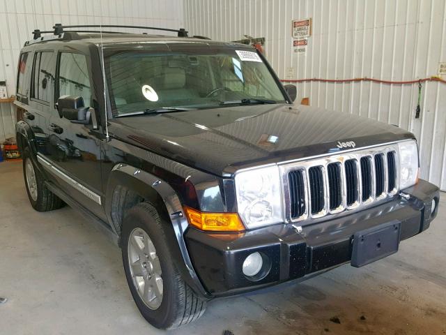 1J8HG58N26C324370 - 2006 JEEP COMMANDER BLACK photo 1
