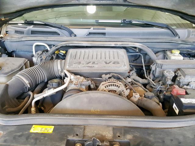 1J8HG58N26C324370 - 2006 JEEP COMMANDER BLACK photo 7