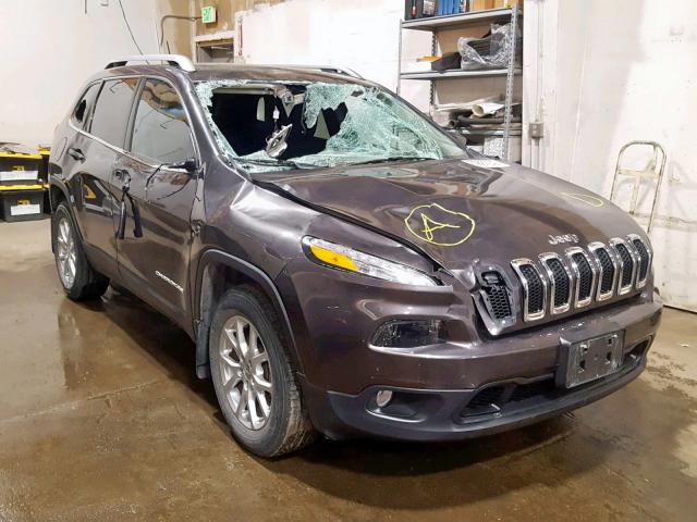 1C4PJMCS3FW551917 - 2015 JEEP CHEROKEE L CHARCOAL photo 1