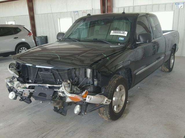 2GTEC19TX51318686 - 2005 GMC NEW SIERRA BLACK photo 2