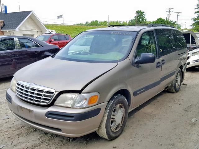 1GNDX03E8XD125889 - 1999 CHEVROLET VENTURE TAN photo 2