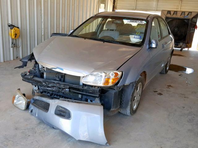 KNAFE121585522500 - 2008 KIA SPECTRA EX SILVER photo 2