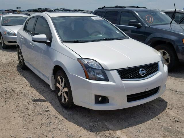 3N1AB6AP1CL740664 - 2012 NISSAN SENTRA 2.0 WHITE photo 1