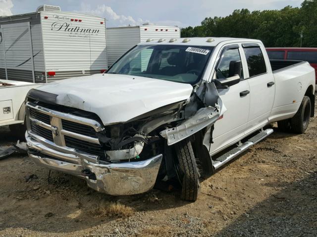 3C63DRGLXCG169696 - 2012 DODGE RAM 3500 S WHITE photo 2