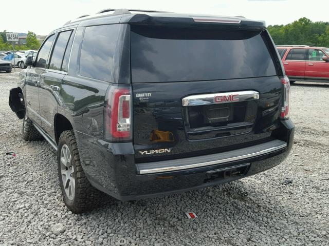 1GKS1CKJXFR697280 - 2015 GMC YUKON DENA BLACK photo 3