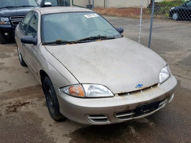 1G1JF524017118048 - 2001 CHEVROLET CAVALIER L TAN photo 1