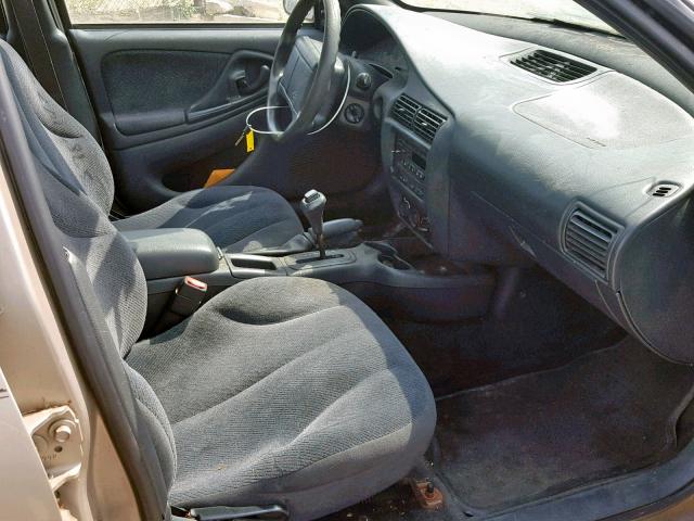 1G1JF524017118048 - 2001 CHEVROLET CAVALIER L TAN photo 5