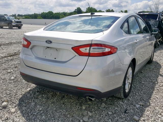 3FA6P0G78GR379810 - 2016 FORD FUSION S GRAY photo 4