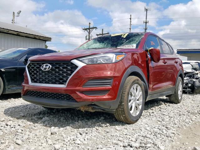 KM8J23A4XKU956546 - 2019 HYUNDAI TUCSON SE RED photo 2