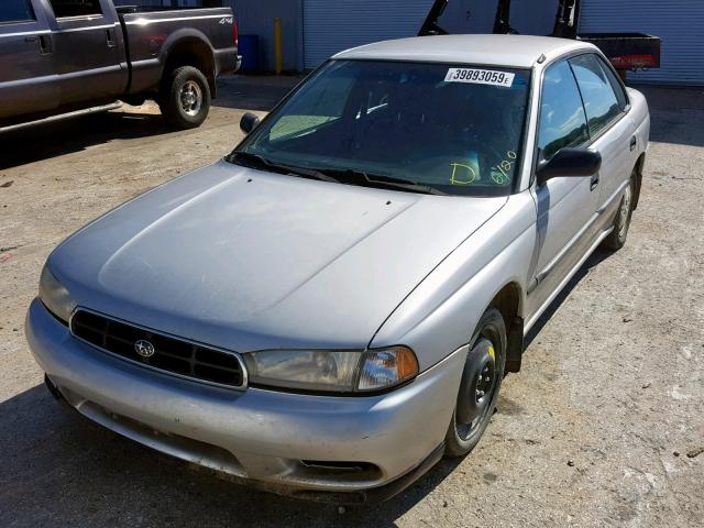 4S3BD4358W7203326 - 1998 SUBARU LEGACY L SILVER photo 2