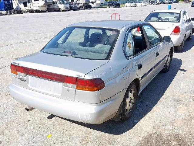 4S3BD4358W7203326 - 1998 SUBARU LEGACY L SILVER photo 4