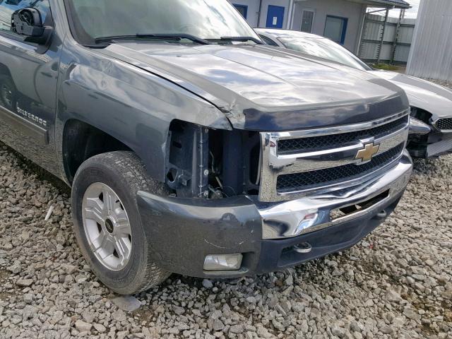 3GCPKSE30BG227680 - 2011 CHEVROLET SILVERADO GRAY photo 9