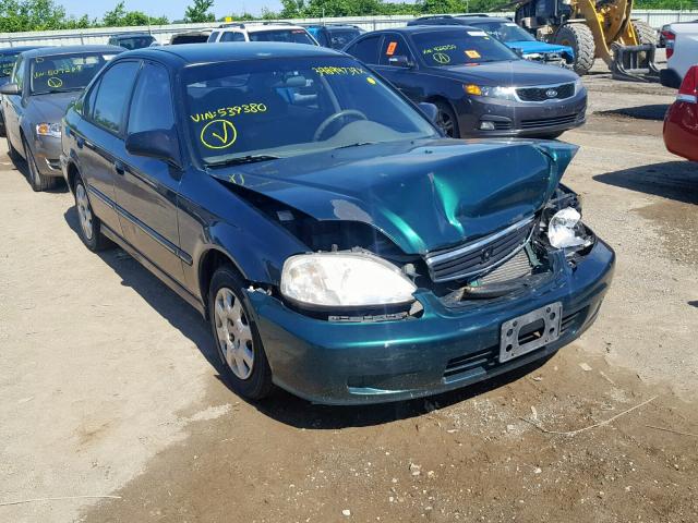 2HGEJ6614XH539380 - 1999 HONDA CIVIC BASE Yaşıl foto 1