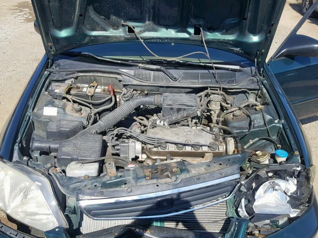 2HGEJ6614XH539380 - 1999 HONDA CIVIC BASE Yaşıl foto 7