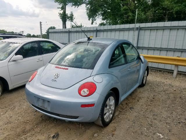 3VWPW31C09M506703 - 2009 VOLKSWAGEN NEW BEETLE ლურჯი ფოტო 4