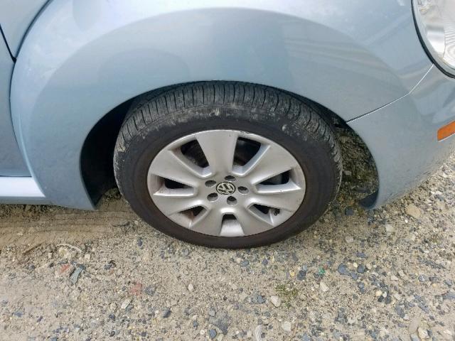 3VWPW31C09M506703 - 2009 VOLKSWAGEN NEW BEETLE ლურჯი ფოტო 9