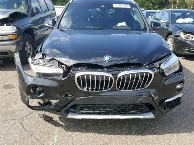 WBXHT3Z34H4A54369 - 2017 BMW X1 XDRIVE2 BLACK photo 9